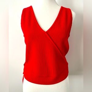 New CLUB MONACO sleeveless top with side tie.